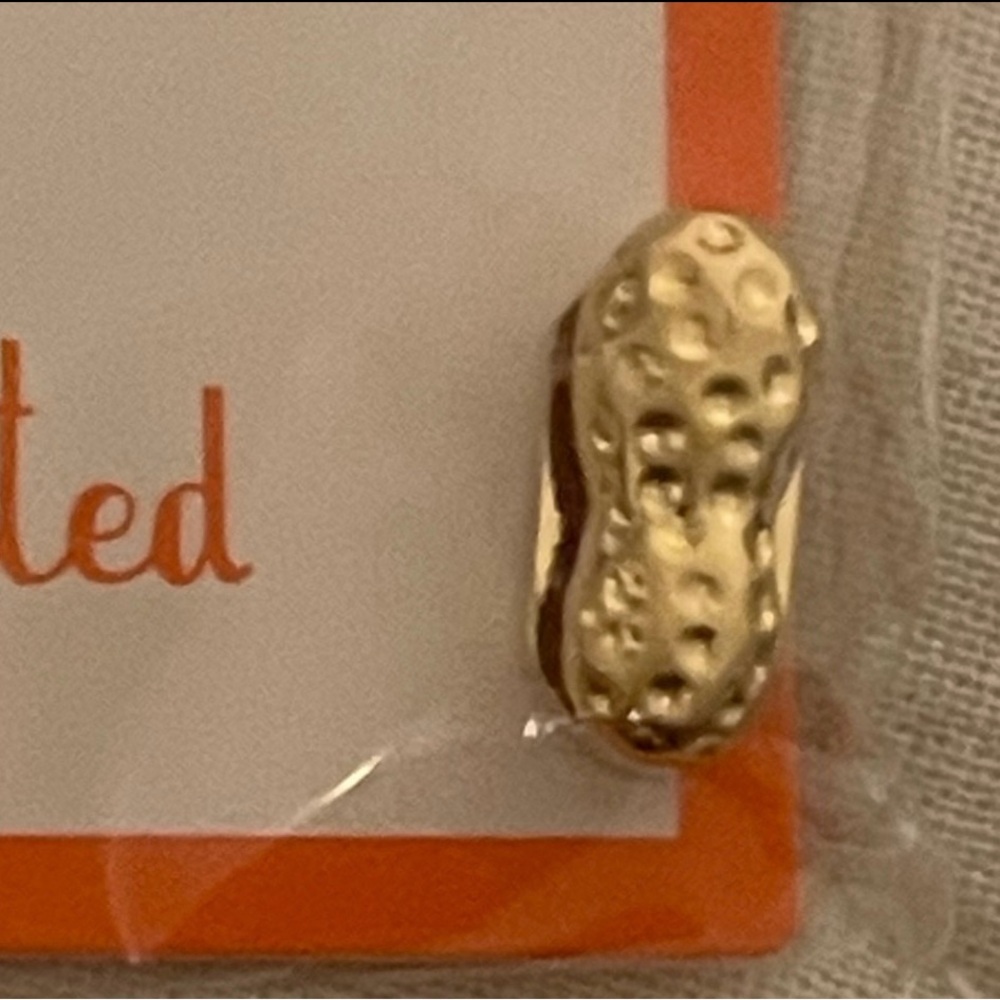 Peanut Charm great for a sports bracelet especially baseball